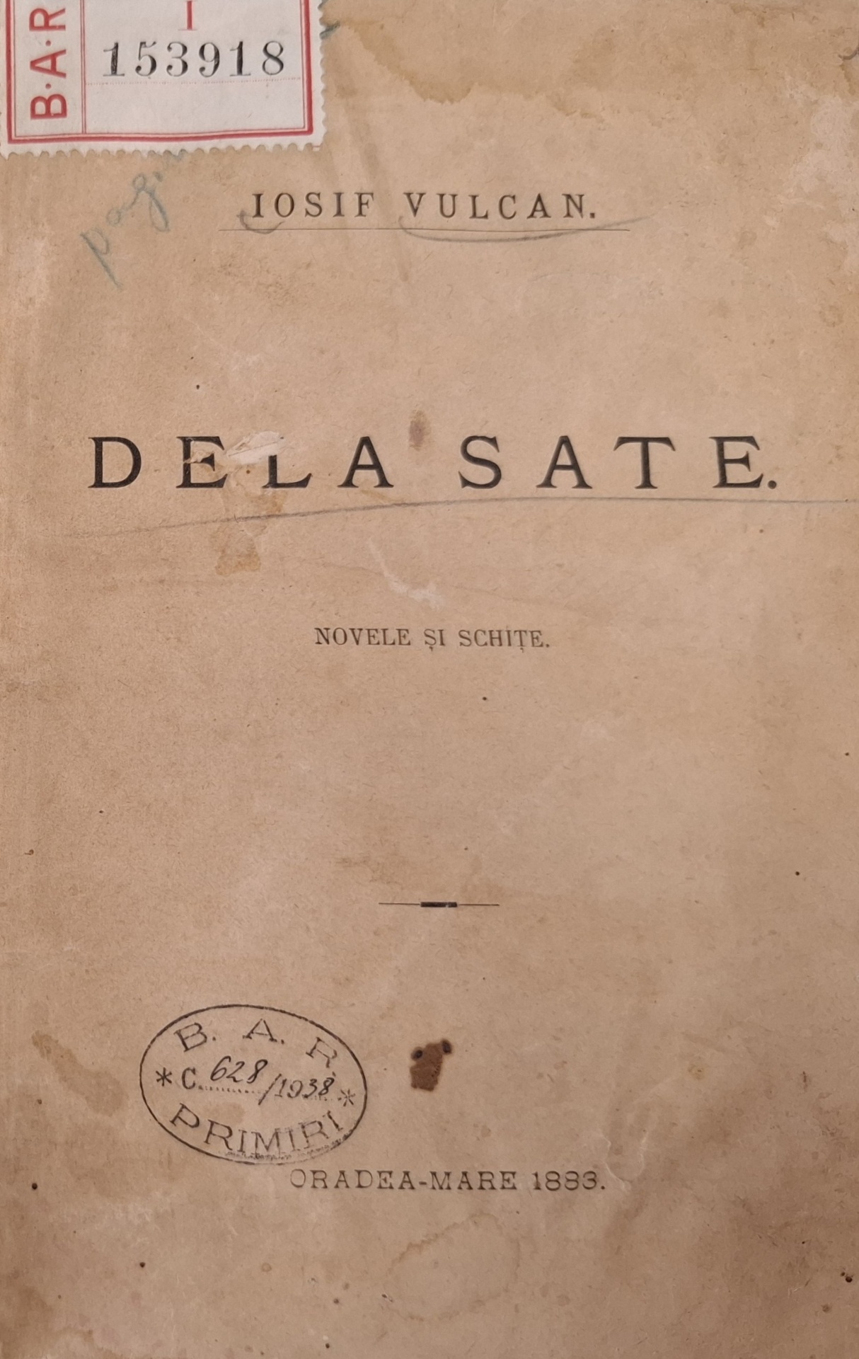 Coperta — De la sate
