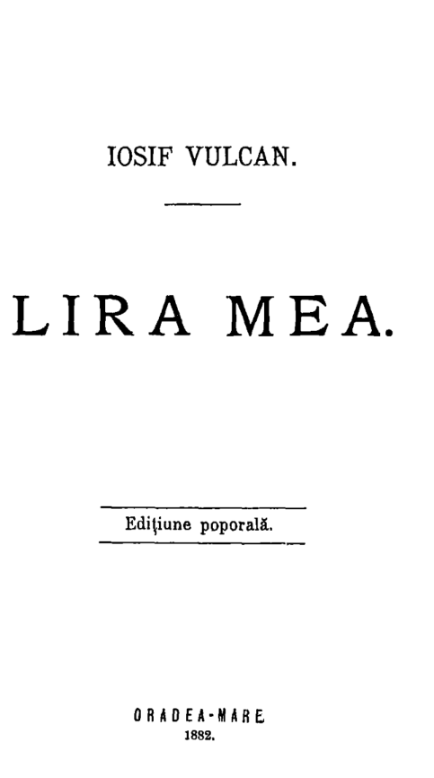 Coperta — Lira mea