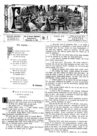 „Din noaptea” — «Familia», 1884